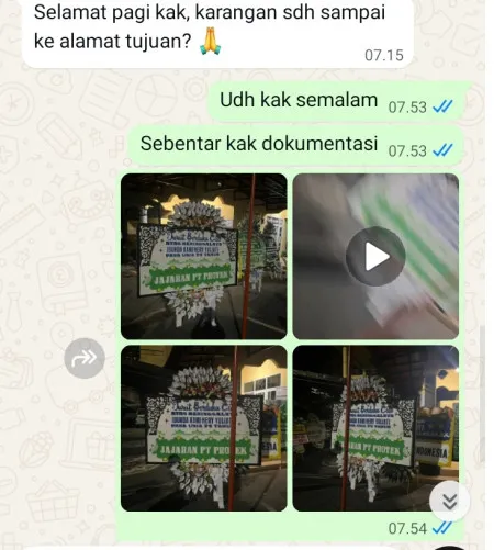 Pengiriman Papan Bunga Selamat Cisait Kragilan