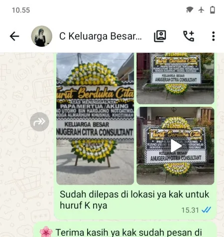 Pengiriman Papan Bunga Duka Cisait Kragilan